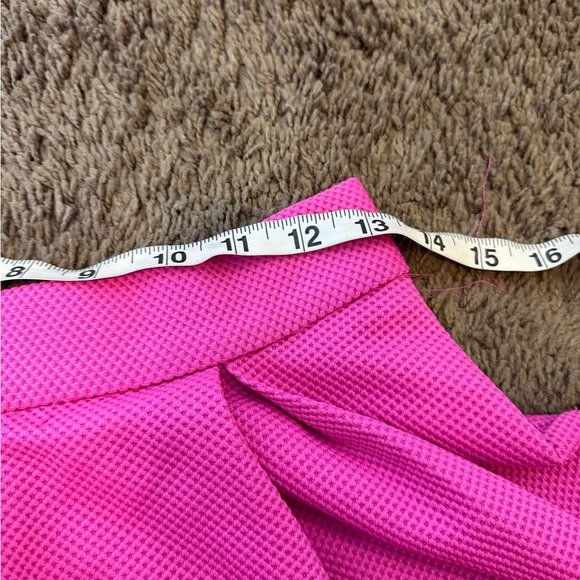 2 FOR $25L'ATISTE By AMY Hot Pink Pleated Flare Skirt A Line Barbiecore Barbie M - Picture 5 of 6